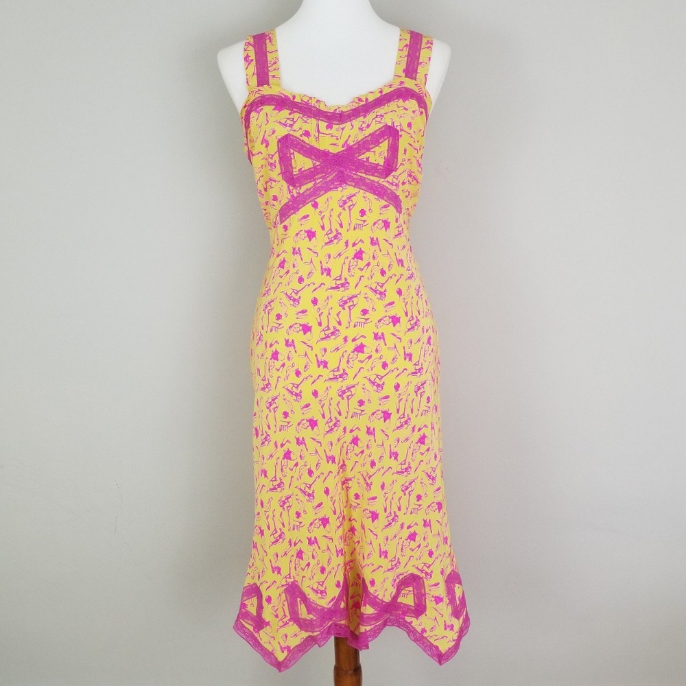 vintage Betsey Johnson silk dress